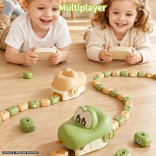 RC Magnetic Greedy Snake 2 Players Competitive Battle Eating Game Interactive Toy Remote Control Animal Kids Boy Birthday Gifts